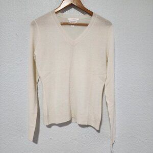 Women's Isaac Mizrahi For Target Pullover Sweater V-Neck 100% Cashmere Size M